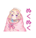 パステル女子のかわいいスタンプ（個別スタンプ：28）