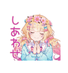 パステル女子のかわいいスタンプ（個別スタンプ：38）