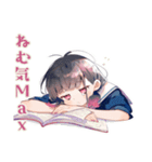参考書まくら制服の女の子♡日常（個別スタンプ：31）
