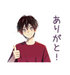 無難な男性★在宅編（個別スタンプ：3）