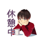 無難な男性★在宅編（個別スタンプ：32）