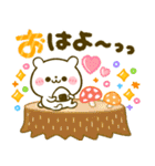 ほっこり秋♡ころころパンダ（個別スタンプ：3）