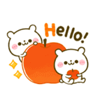 ほっこり秋♡ころころパンダ（個別スタンプ：9）