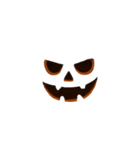 顔だけジャック・オー・ランタンハロウィン（個別スタンプ：3）