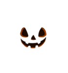 顔だけジャック・オー・ランタンハロウィン（個別スタンプ：5）