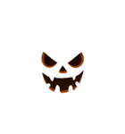 顔だけジャック・オー・ランタンハロウィン（個別スタンプ：6）