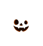 顔だけジャック・オー・ランタンハロウィン（個別スタンプ：9）