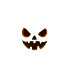 顔だけジャック・オー・ランタンハロウィン（個別スタンプ：10）