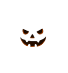 顔だけジャック・オー・ランタンハロウィン（個別スタンプ：11）