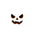 顔だけジャック・オー・ランタンハロウィン（個別スタンプ：13）