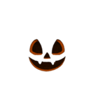 顔だけジャック・オー・ランタンハロウィン（個別スタンプ：15）