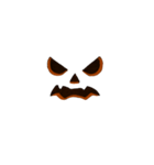 顔だけジャック・オー・ランタンハロウィン（個別スタンプ：16）