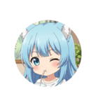 お家でゆったりアリサプレミアム（個別スタンプ：14）