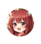 赤ワインみなみちゃん登場記念プレミアム（個別スタンプ：6）