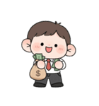 今日お給料もらった。（個別スタンプ：26）