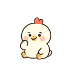 おもしろヒヨコちゃん（個別スタンプ：7）