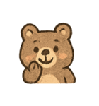 まるまるくまちゃん ほっこり日常（個別スタンプ：4）