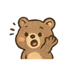 まるまるくまちゃん ほっこり日常（個別スタンプ：5）