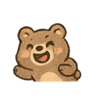 まるまるくまちゃん ほっこり日常（個別スタンプ：15）