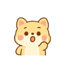 ちびクマ気分パレード（個別スタンプ：3）