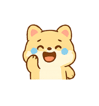 ちびクマ気分パレード（個別スタンプ：4）