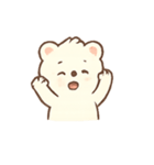 ふわふわクマの気持ち（個別スタンプ：5）