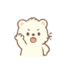 ふわふわクマの気持ち（個別スタンプ：9）