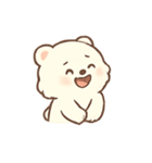 ふわふわクマの気持ち（個別スタンプ：11）