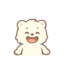 ふわふわクマの気持ち（個別スタンプ：17）