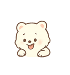 ふわふわクマの気持ち（個別スタンプ：18）