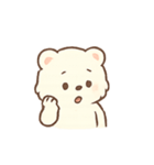 ふわふわクマの気持ち（個別スタンプ：21）