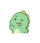 ちびグリーン恐竜気分パレード（個別スタンプ：2）