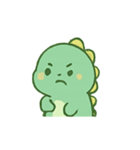 ちびグリーン恐竜気分パレード（個別スタンプ：4）