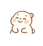 ふわふわハムスターの気持ち（個別スタンプ：3）