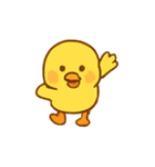 にこにこアヒルちゃん（個別スタンプ：4）