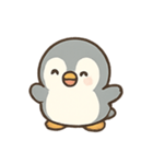 まるまるペンギン にっこり日常（個別スタンプ：16）