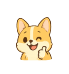 まるまるコーギー かわいい日常（個別スタンプ：14）