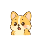 まるまるコーギー かわいい日常（個別スタンプ：16）