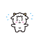ハートほくろ羊！（個別スタンプ：4）