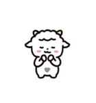 ハートほくろ羊！（個別スタンプ：5）