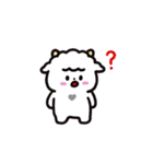 ハートほくろ羊！（個別スタンプ：16）