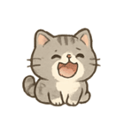 まるまるにゃんこ ごきげん日常（個別スタンプ：1）