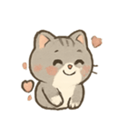 まるまるにゃんこ ごきげん日常（個別スタンプ：5）