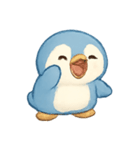 まんまるペンギンの毎日パレード（個別スタンプ：1）