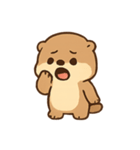 ふわふわカワウソ きもちパレード（個別スタンプ：2）
