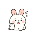 まるまるうさぎ ほっこり日常（個別スタンプ：3）