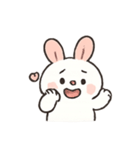 まるまるうさぎ ほっこり日常（個別スタンプ：7）