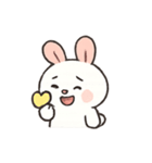 まるまるうさぎ ほっこり日常（個別スタンプ：21）