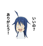 表情豊かな女の子イラスト【セリフ有り】（個別スタンプ：22）