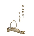 親切なシマエナガ 2 (big/JP-KR)（個別スタンプ：10）